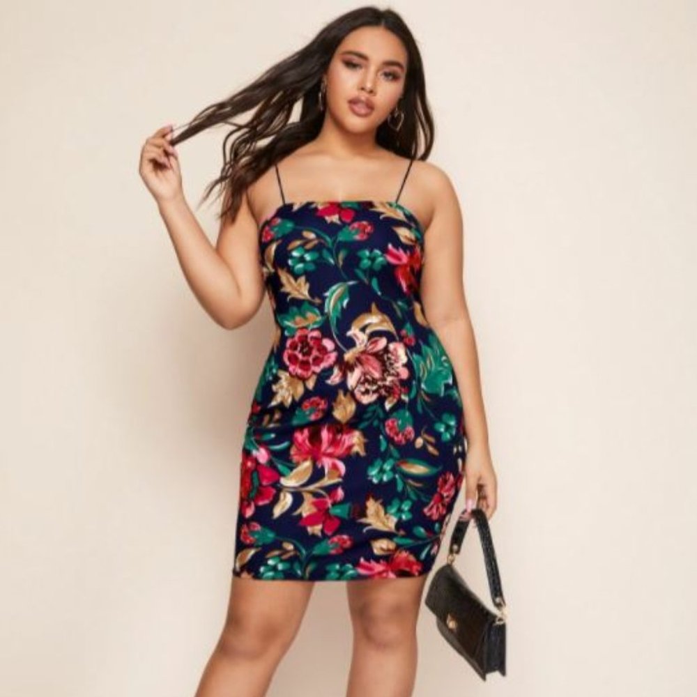 FLORAL BODYCON